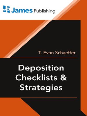 cover image of Deposition Checklists & Strategies
